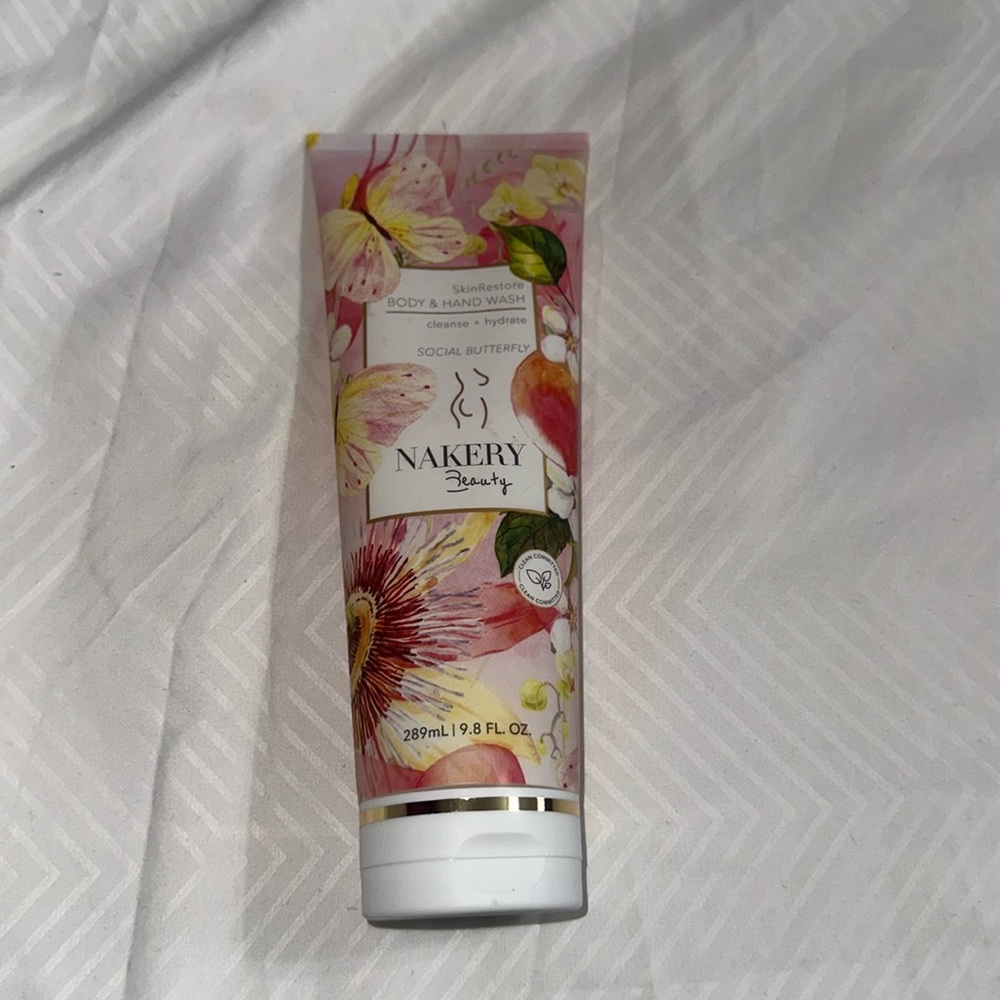 New Nakery Beauty Body & Hand Wash-Social Butterfly 9.8 fl oz